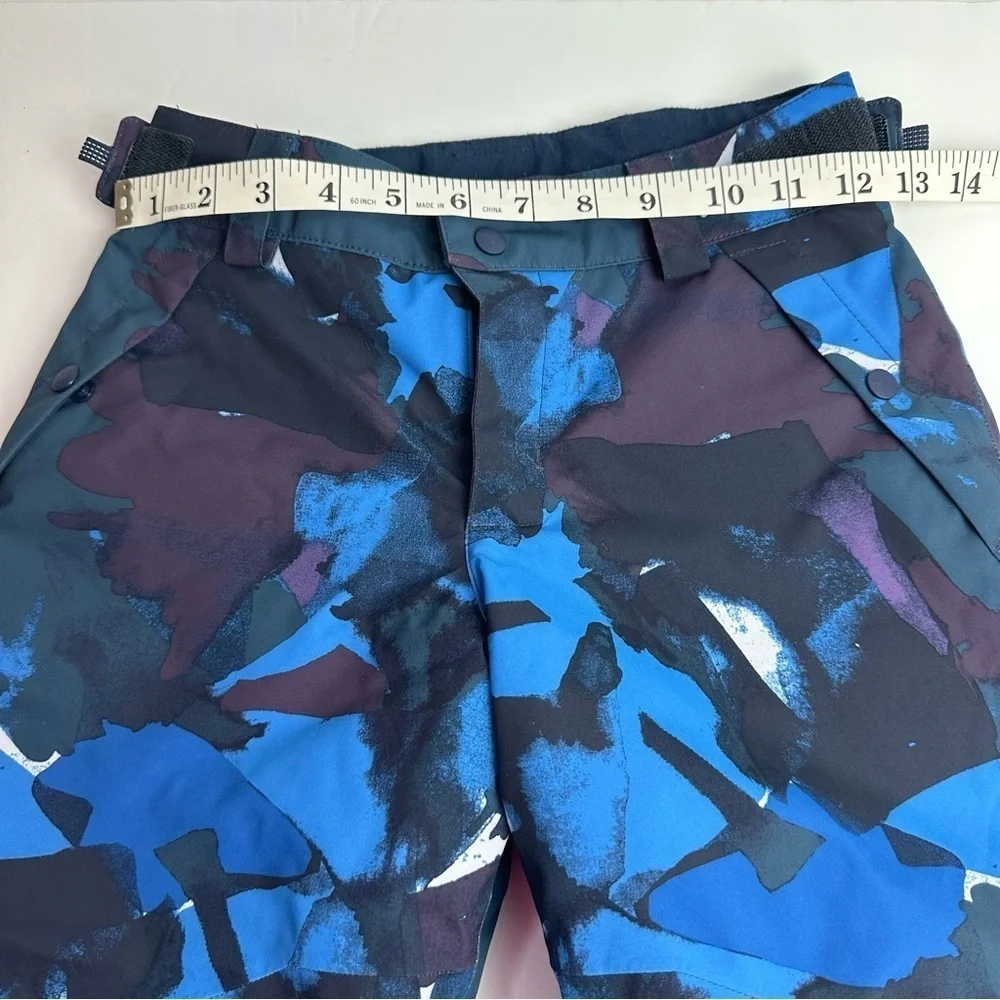 ❌SOLD❌Patagonia H2No Snow Pants Boy's Size 10/12 or Large Blue Adjustable Waist - Picture 7 of 11